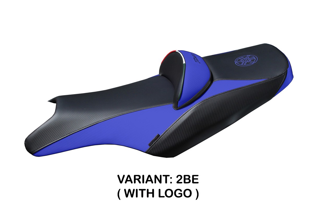 Rivestimento sella TPZ Rosario Logo blu Yamaha Tmax 500/530 2008-2016