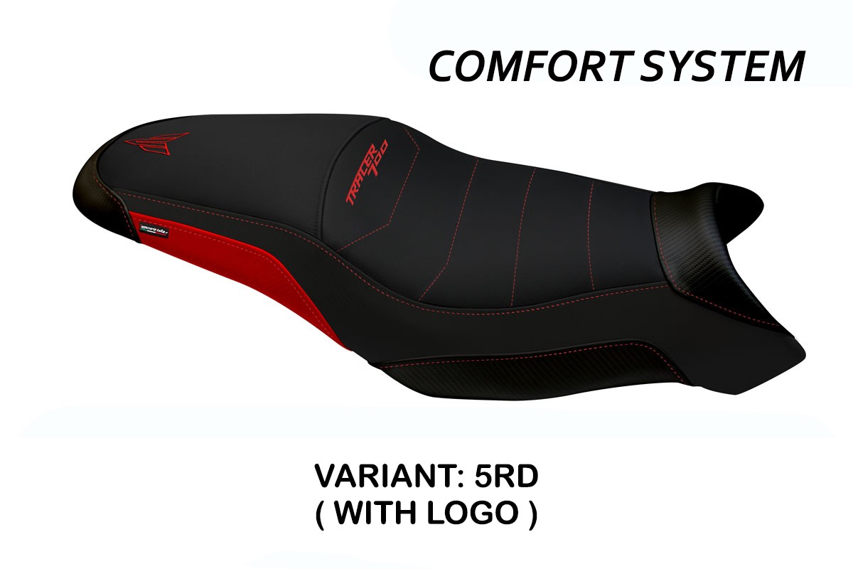 Rivestimento sella TPZ Darwin 2 Comfort Logo rosso Yamaha Tracer 700 2016-2020
