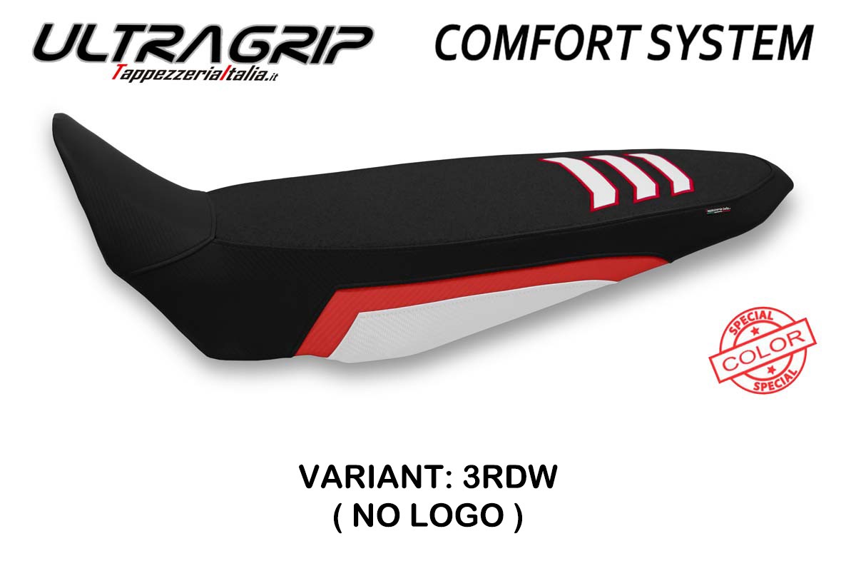 Rivestimento sella TPZ Liddel Comfort Ultragrip rosso-bianco Yamaha Tenere 700 2019-2025