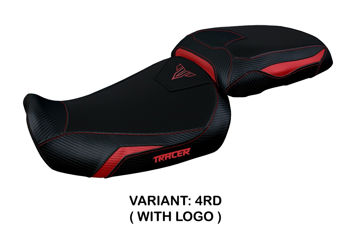 TPZ Gadir red Saddle covering Logo Yamaha Tracer 9/GT 2021-2024