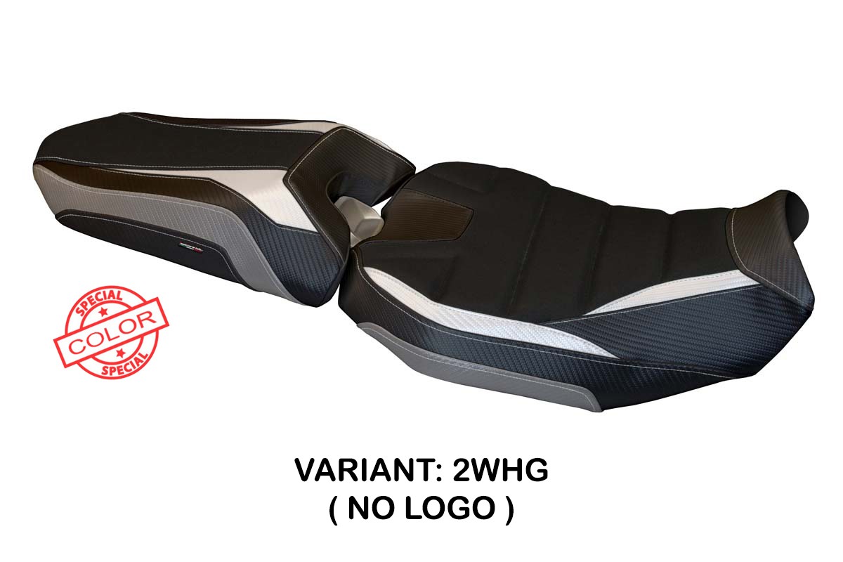 Rivestimento sella TPZ Denver 1 Special bianco-grigio Yamaha Tracer 900 2018-2020