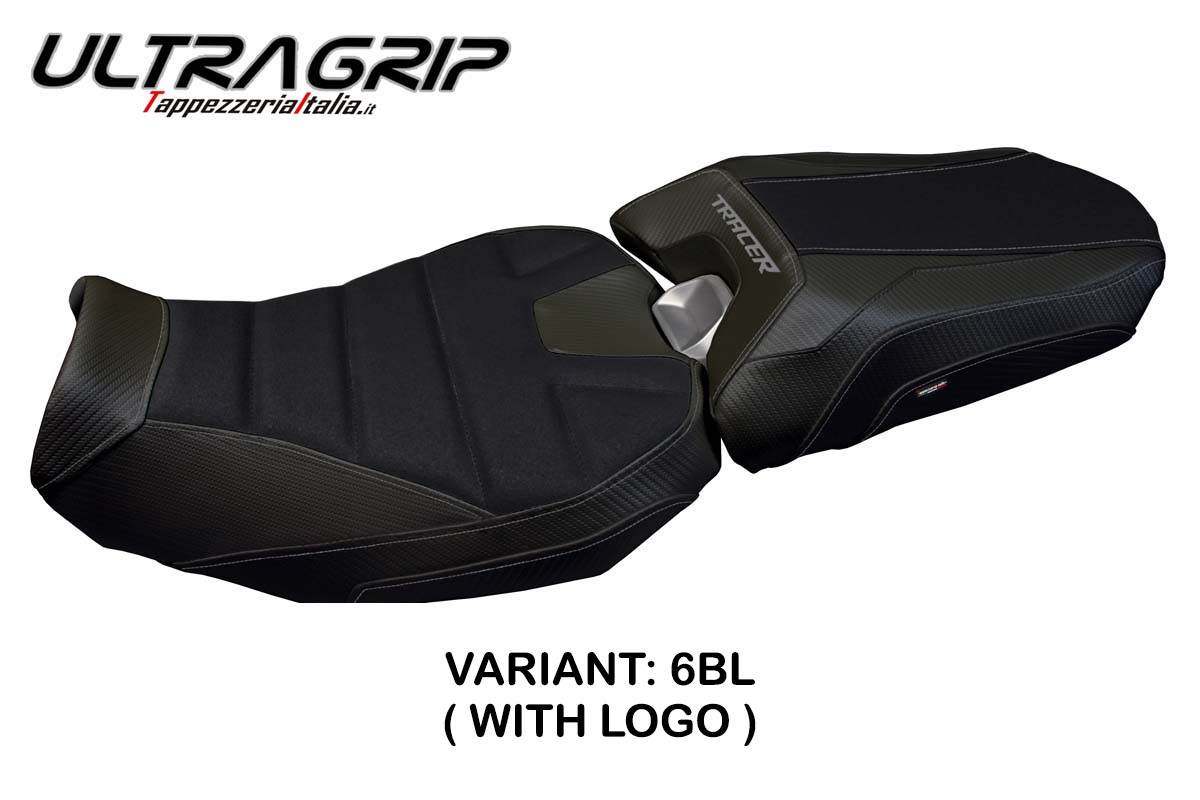Rivestimento sella TPZ Nairobi 2 Ultragrip Logo nero Yamaha Tracer 900 2018-2020