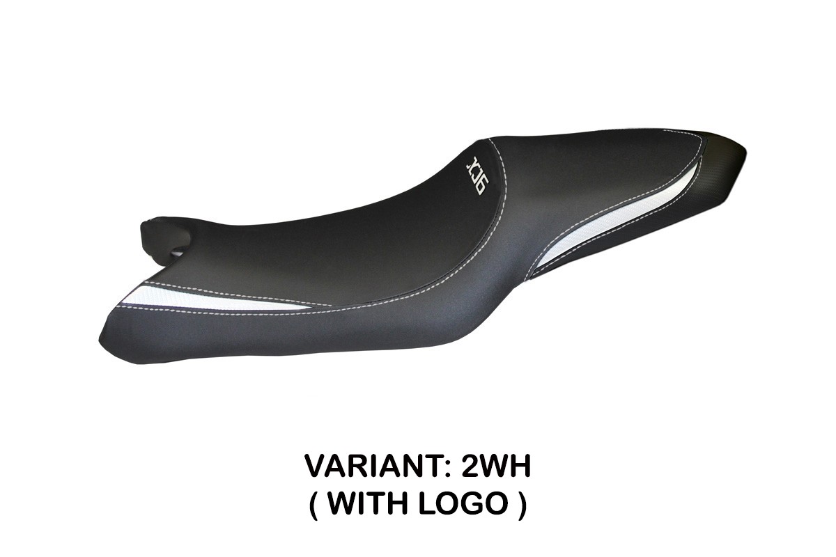 Rivestimento sella TPZ Ragusa Logo bianco Yamaha XJ6/Diversion 2008-2015