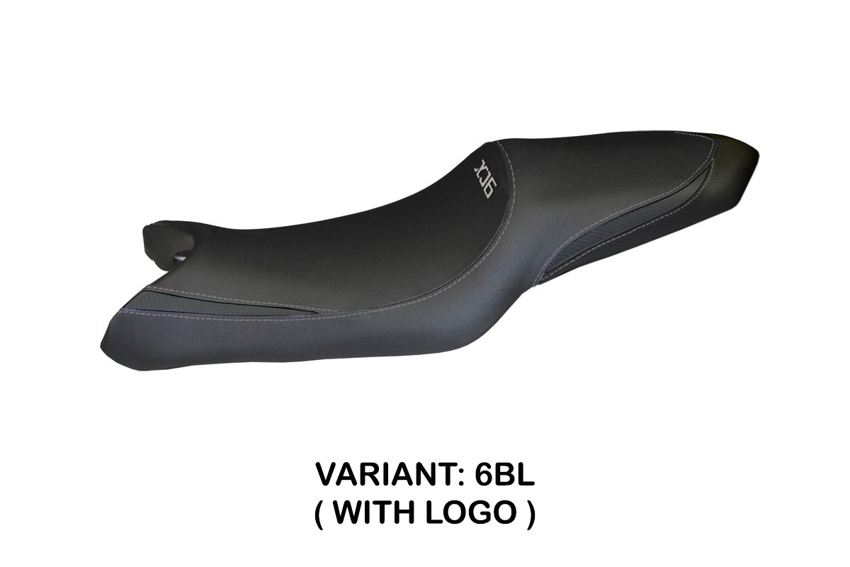 Rivestimento sella TPZ Ragusa Logo nero Yamaha XJ6/Diversion 2008-2015