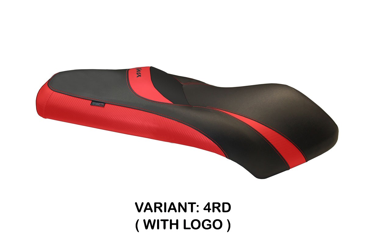 Rivestimento sella TPZ Sergio Logo rosso Yamaha Xmax 250 2005-2009
