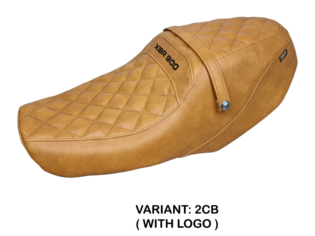 TPZ Adeje camel Saddle covering Logo Yamaha XSR900 2022-2025