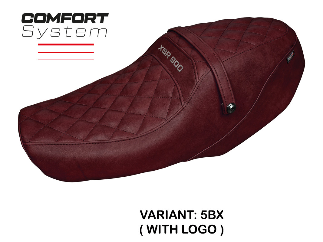 Rivestimento sella Adeje Comfort System bordeaux con logo Yamaha XSR900 2022-2023