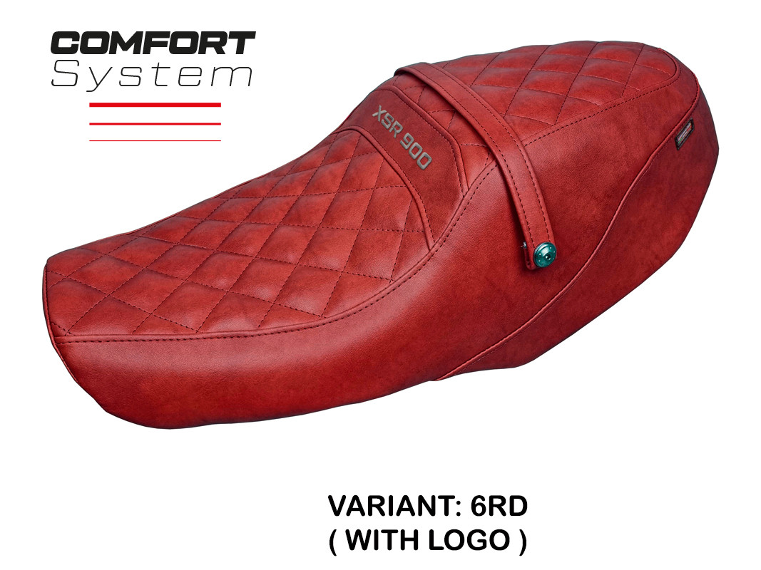 Rivestimento sella Adeje Comfort System rossa con logo Yamaha XSR900 2022-2023