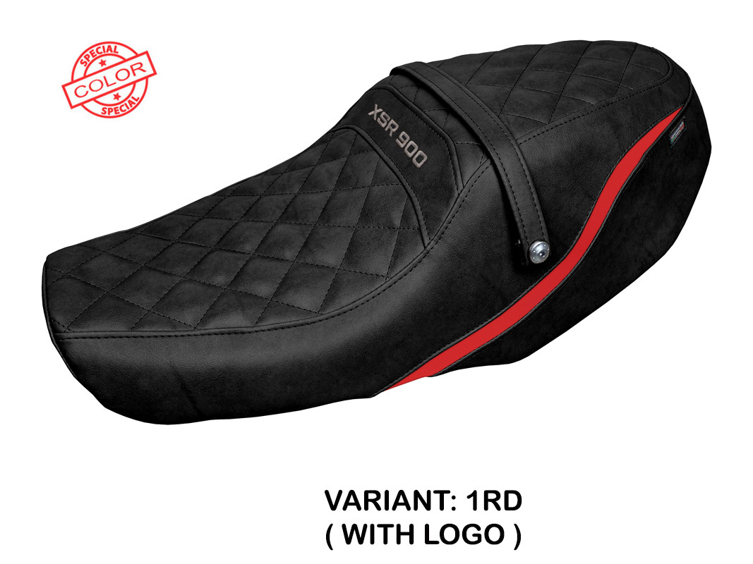 Rivestimento sella TPZ Adeje Logo Special rosso Yamaha XSR900 2022-2025