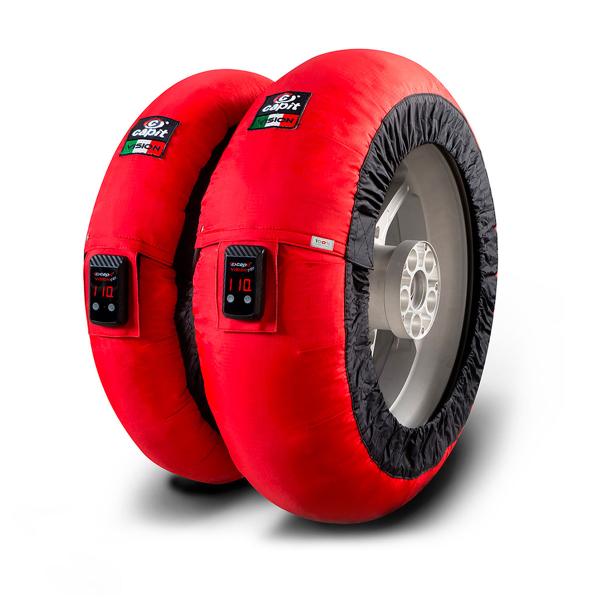 Coppia termocoperte Capit Maxima Vision rosse taglia M-XXL spina Usa