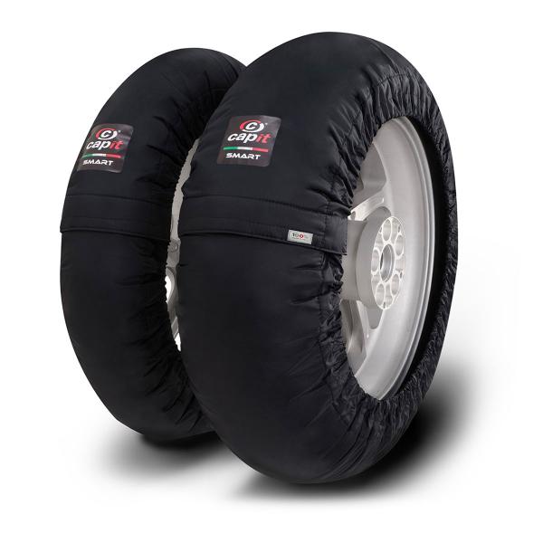 Pair of black Capit tyrewarmers size M-XL European plug