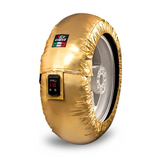 Rear gold Capit tyrewarmer size XXL United Kingdom plug