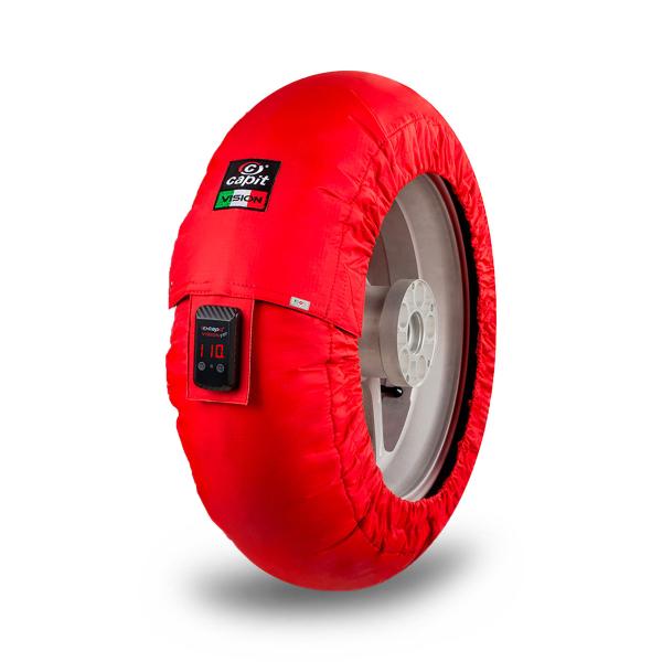 Rear red Capit tyrewarmer size XXL European plug