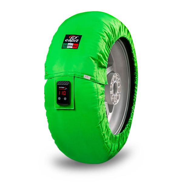 Rear green Capit tyrewarmer size XL European plug