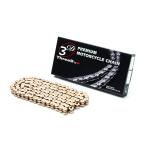 EK Z/3D motorcycle chain 520 size 120 links Gold
