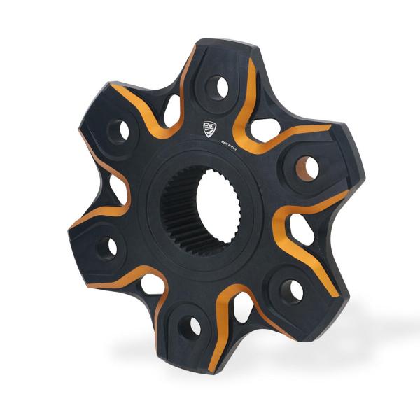 CNC Racing Black/Orange Rear sprocket flange KTM SuperDuke 1290R 2014-2023