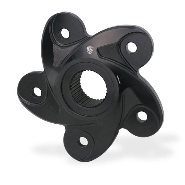 CNC Racing Black Rear sprocket flange Ducati Hypermotard 1100 EVO SP 2010-2012