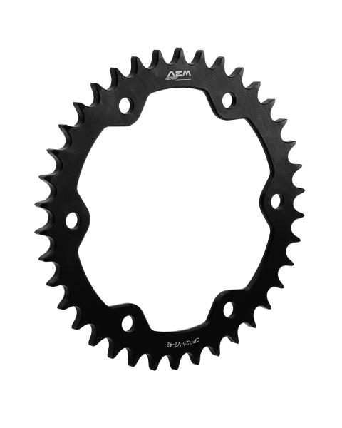 AEM Black rear Sprocket 520 Pitch with 42 Teeth Ducati Panigale V2 2025-2026
