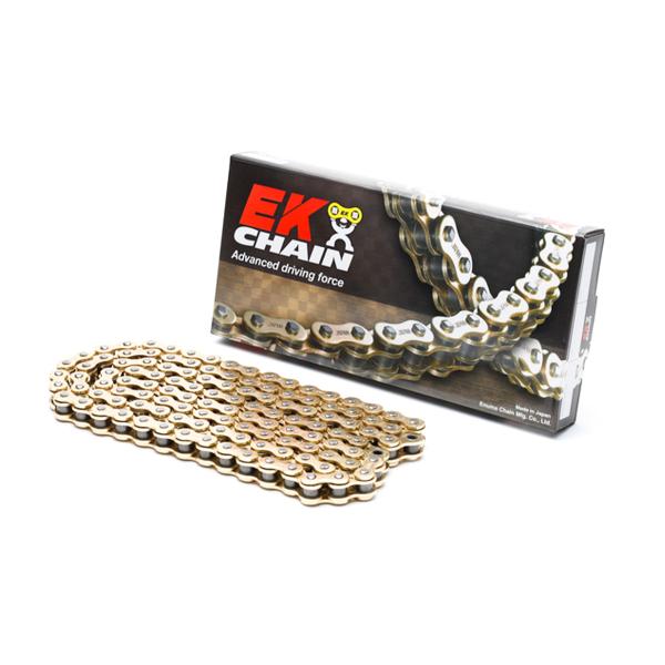 Catena EK M3 passo 520 maglie 100 Oro Yamaha XT500 1976-1989