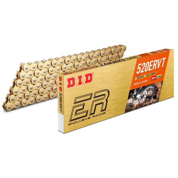 Catena DID passo 520 ERVT oro 118 maglie Husqvarna FR450 Enduro Rally 2016