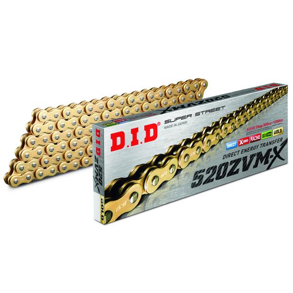 Catena DID passo 520 ZVMX oro 106 maglie Ducati Hypermotard 950/SP 2019