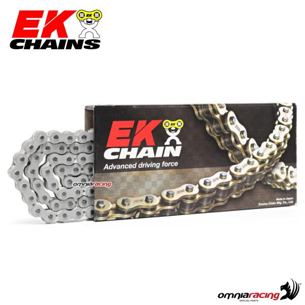 Reinforced chain EK size 520, 108 side links for medium/small cc street bike