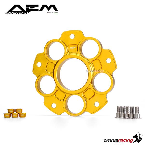 AEM sprocket carrier flange pepita gold for Mv Agusta Brutale 800 2019>