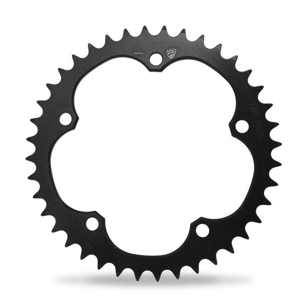 CNC Racing black ergal rear sprocket Z40 size 525 Mv Agusta Turismo veloce 800 Rosso 2020-2024