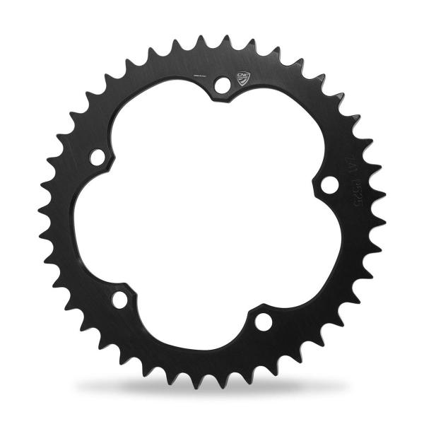 CNC Racing black ergal rear sprocket Z41 size 525 Mv Agusta Brutale 1000 RR 2020-2024