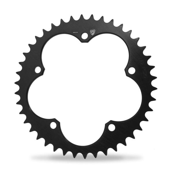 CNC Racing black ergal rear sprocket Z42 size 525 Mv Agusta Brutale 800RR 2022-2024