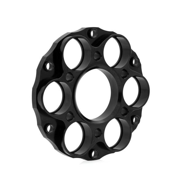 CNC Racing black cush drive hub flange Ducati Panigale V2 2020-2024