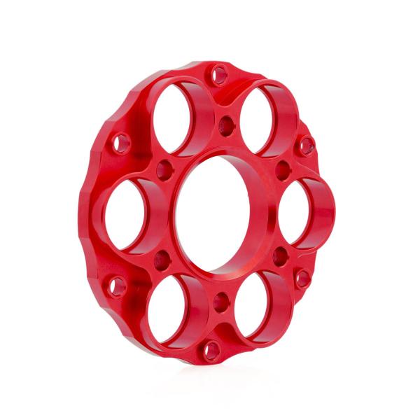 Flangia parastrappi CNC Racing rossa Ducati Monster 1200 2014-2021