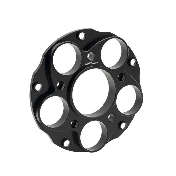 CNC Racing black cush drive hub flange Ducati Hypermotard 1100 2007-2009