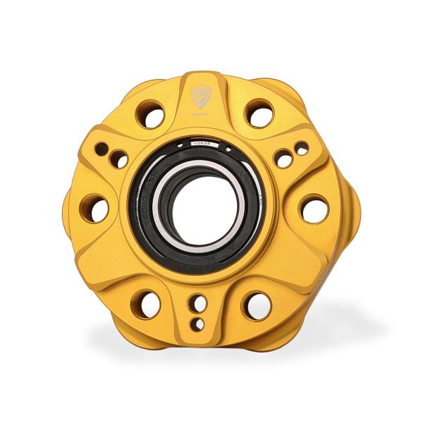 CNC Racing gold rear sprocket holder flange Ducati DesertX 937 2022-2024