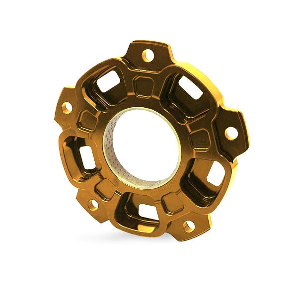 Flangia parastrappi CNC Racing oro Mv Agusta F4 1000 2010-2019