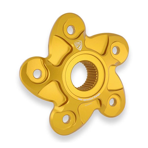 CNC Racing gold rear sprocket holder flange Ducati 996 1998-2001