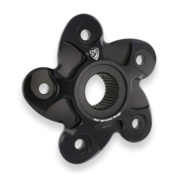 CNC Racing black rear sprocket holder flange Ducati 848 2008-2010