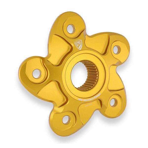 CNC Racing gold rear sprocket holder flange Ducati 848 2008-2010