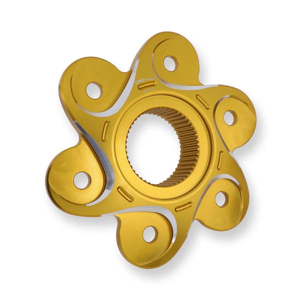 Flangia portacorona oro/argento CNC Racing Ducati Multistrada 1260 2018-2020