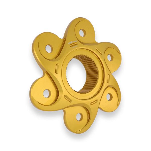 CNC Racing gold rear sprocket holder flange Ducati Diavel 1200 2010-2018