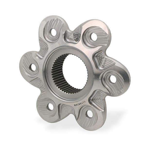 CNC Racing titanium rear sprocket holder flange Ducati Panigale V4 2018-2024