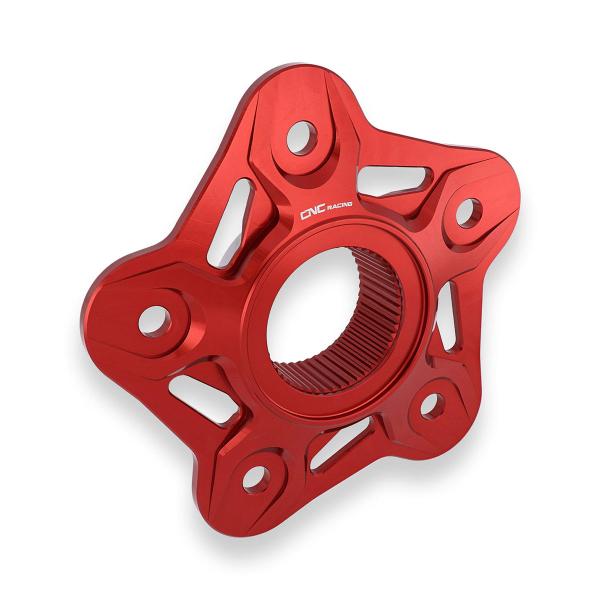 CNC Racing 5 holes red rear sprocket holder flange Mv Agusta Brutale 1000 Nurburgring 2021-2022