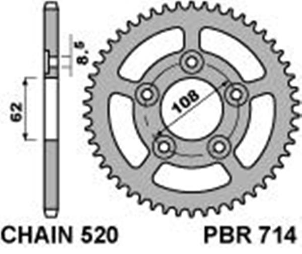 Kit trasmissione Trofeo DID Catena Passo 420 Pignone Corona Denti 13-53 APRILIA RS 50 50 2006-2010
